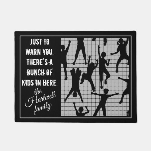 Bunch of Kids Doormat