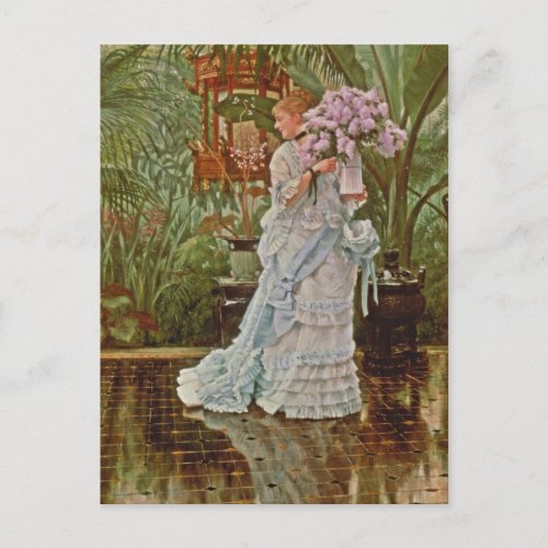 Bunch of Lilacs c1875 Postcard