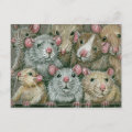 Bunch of Rats at Rattie Reunion Postcard
