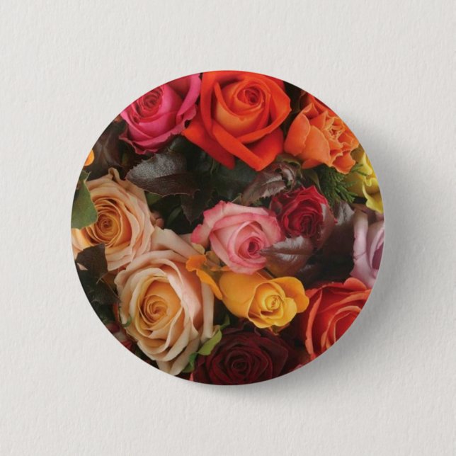 Bunch Of Roses Button (Front)