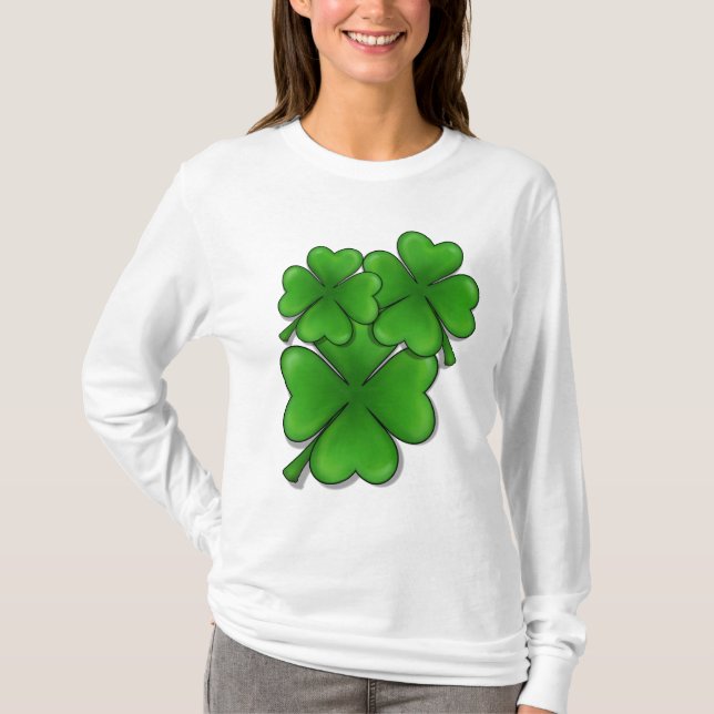 bunch of shamrocks T-Shirt (Front)