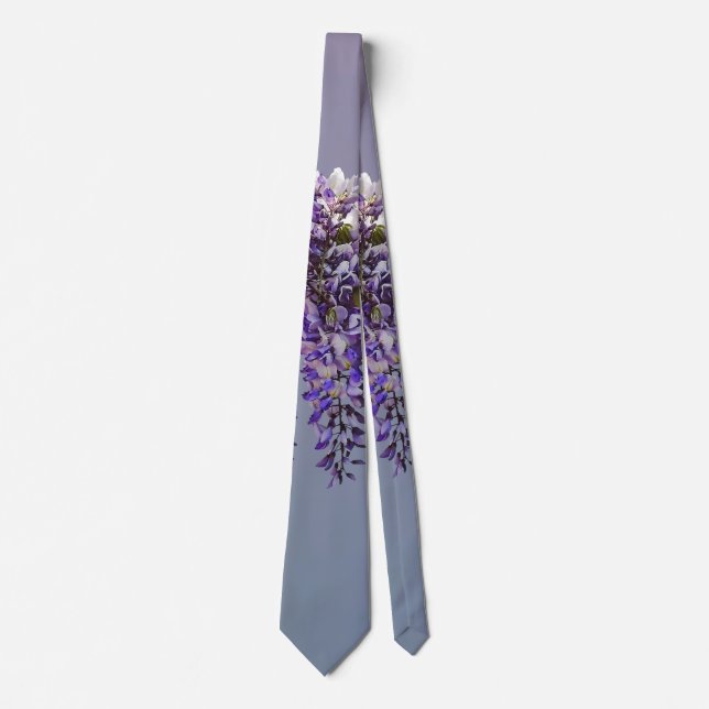 Bunch of Wisteria Neck Tie (Front)