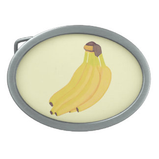 Bunch of Yellow Bananas Belt Buckles