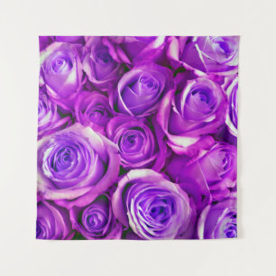 Bunch Roses background Valentine's Day Symbol of l Tapestry