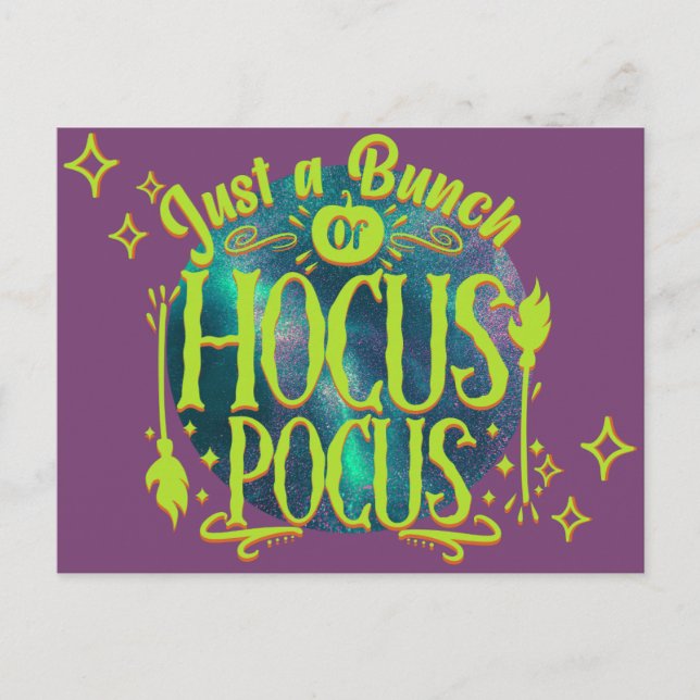 Buncha Hocus Pocus Postcard (Front)