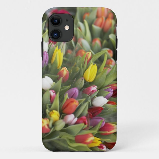 Bunches of colorful tulips Case-Mate iPhone case (Back)