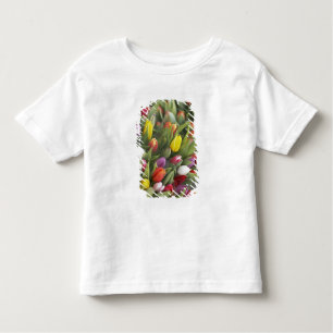 Bunches of colorful tulips toddler t-shirt