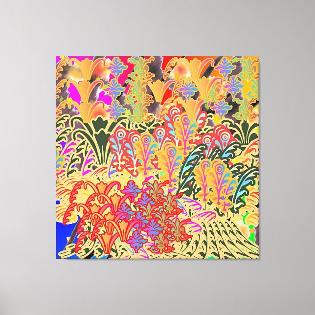 Bunches Of Flowers  Canvas Print (Front)