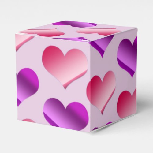 Bunches of Hearts Favor Boxes
