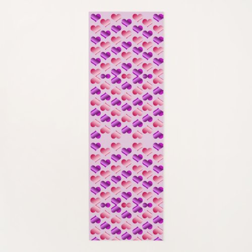 Bunches of Hearts Yoga Mat