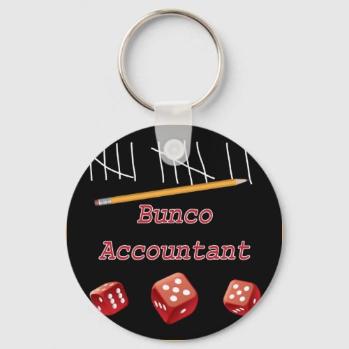 Bunco Accountant Keychain