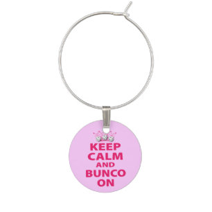 Bunco - Assorted Designs Wine Charm