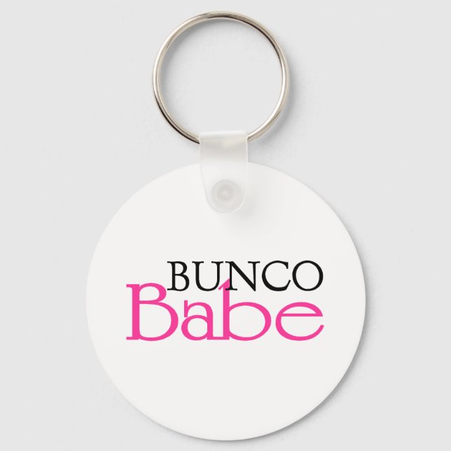 Bunco Babe Keychain (Front)
