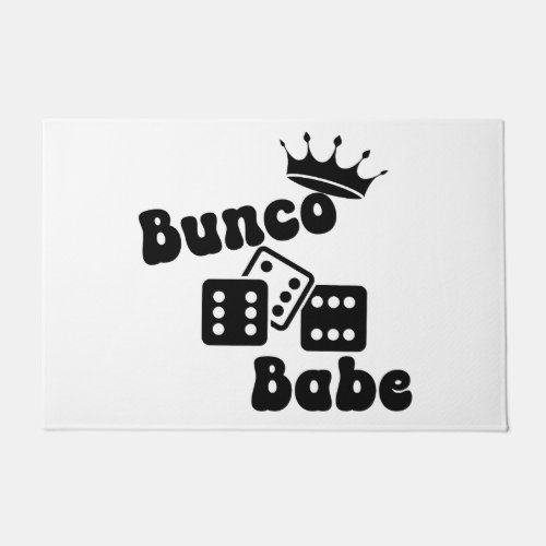 Bunco Babe Ladies Night Welcome Mat