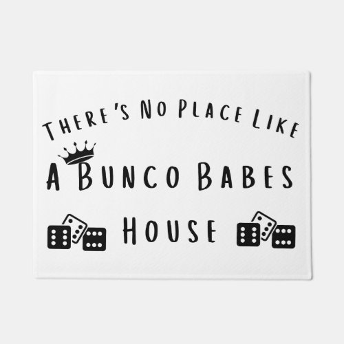 Bunco Babe Welcome Mat