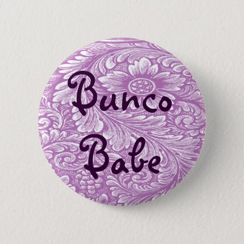 Bunco Babe With Flower Button