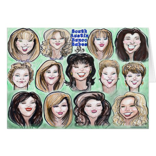 Bunco Babes Cards (Front Horizontal)