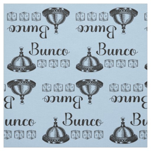 Bunco Bell and Bunco Dice Fabric