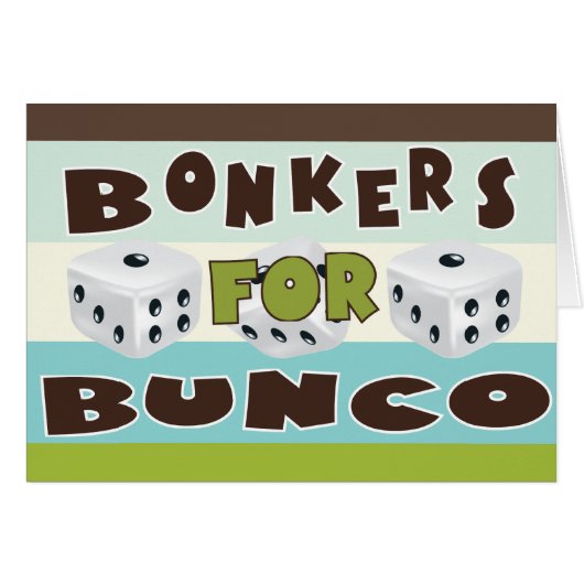 bunco bonkers cards (Front Horizontal)