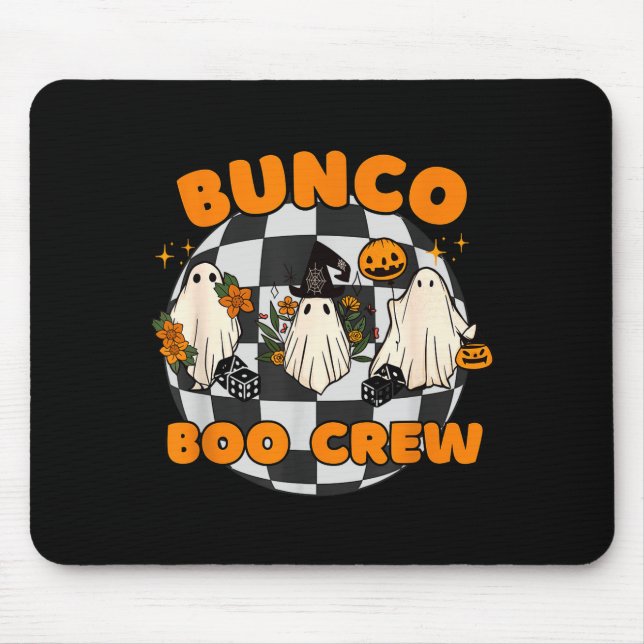 Bunco Boo Crew Bunco Halloween Dice  Mouse Pad (Front)