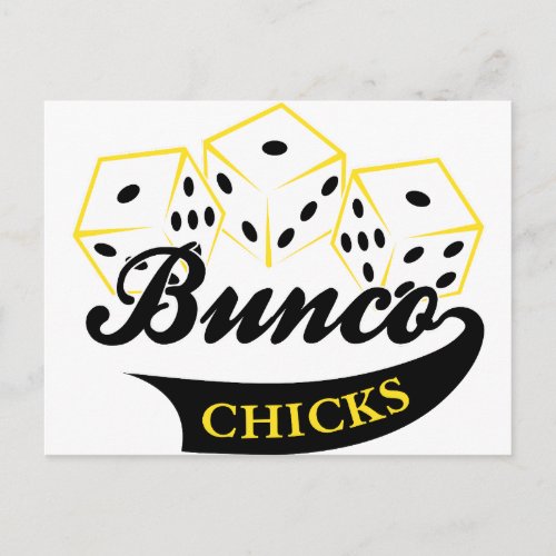 Bunco Chicks Postcard