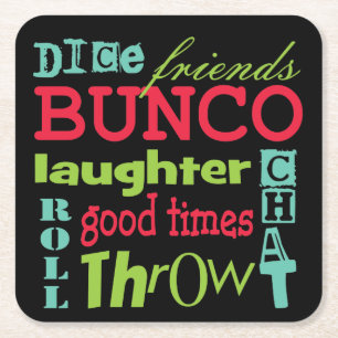 Bunco Coasters - Bunco Subway Art