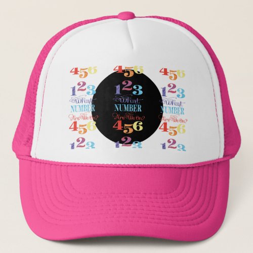 Bunco Dice Dot What Number Are We On Trucker Hat