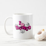 Bunco Dice Game Coffee Mug<br><div class="desc">Bunco starts with a roll of the dice!  What a fun visual for a favorite game night.  Decorate bunco party favors or table cloths for the girl's night!</div>