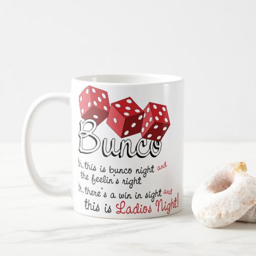 Bunco Dice Game Coffee Mug