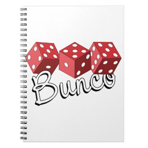 Bunco Dice Game Notebook