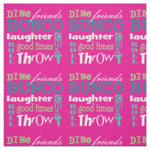Bunco Friends Fabric