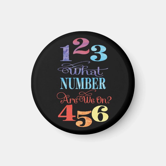 Bunco Fun What Number Are We On? Magnet (Front)