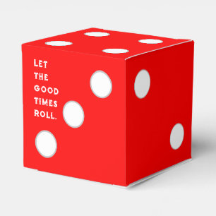 Bunco Game Night Favor Boxes