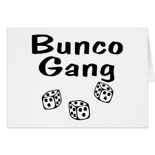 Bunco Gang Cards (Front Horizontal)