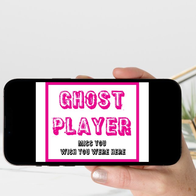 bunco ghost player card (Front Digital)