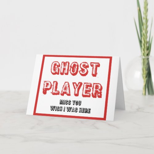 bunco ghost player card