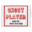 bunco ghost player card | Zazzle.com