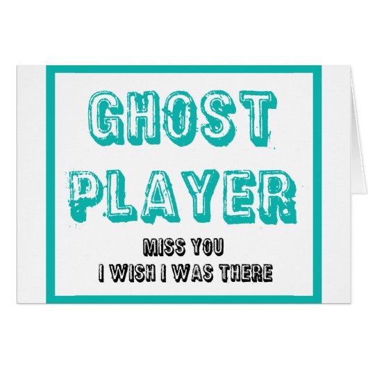 bunco ghost player cards (Front Horizontal)