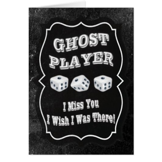 Bunco Ghost Player Cards (Front)