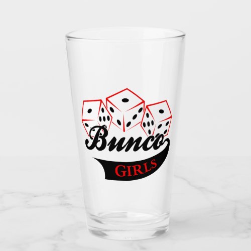 Bunco Girls Glass