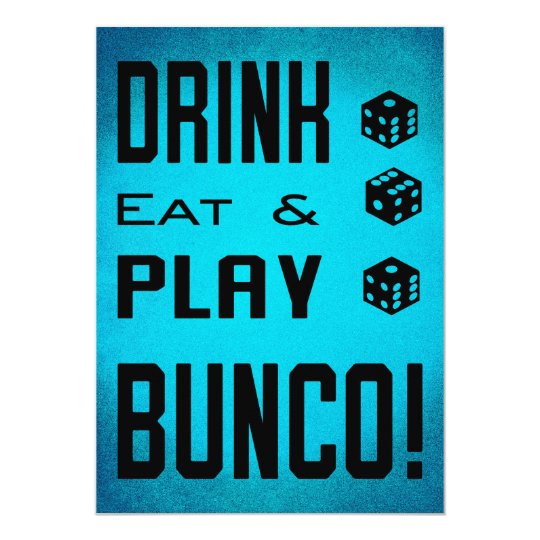 Bunco Girls Night Out Bunco Dice Invitation Zazzle Com