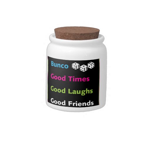 Bunco Good Friends Collection Money or Cookie Jar