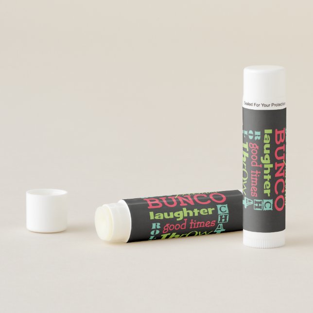 Bunco Group Dice Friends Subway Typography Lip Balm (In Situ)