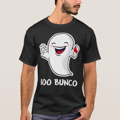 Bunco Halloween Cute Boo Bunco Ghost Gift T_Shirt