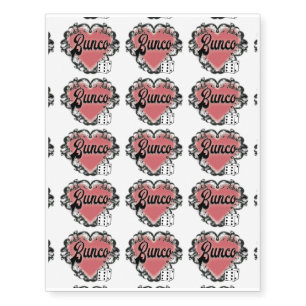 Bunco Heart Tattoos