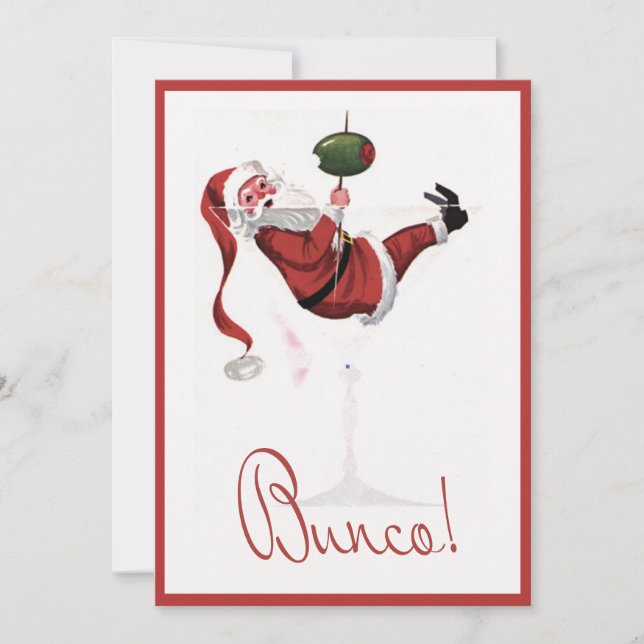 Bunco Holiday Card (Front)