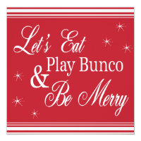 Bunco Invitations Zazzle