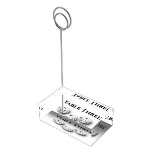 Bunco Lucky Dice Table Three Card Holder