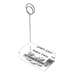 Bunco Lucky Dice Table Two Card Holder