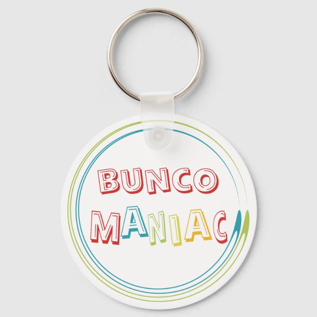 bunco maniac keychain (Front)